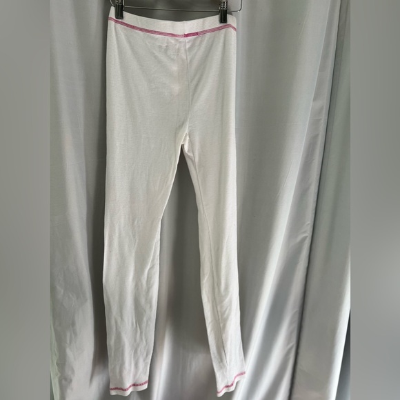 Thermal Underwear in White & Pink Stitching - Picture 6 of 8